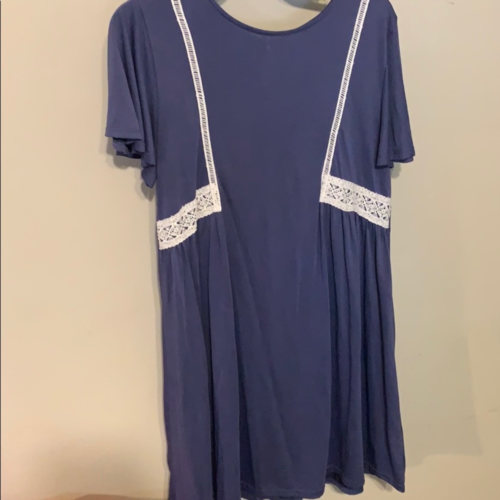 Blue dress